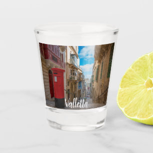 Verre A Shot Boîte vintage rouge à Malte