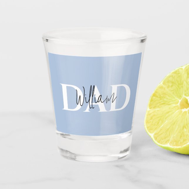 Verre A Shot Bold Pastel DAD | Cadeau de la Fête des Pères (Devant)