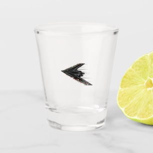 Verre A Shot Bombardier furtif B-2 Spirit Jet Plane 4 juillet