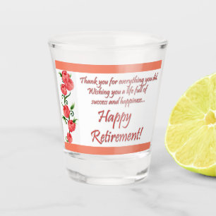 Verre A Shot Bonne retraite