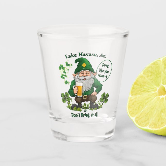 Verre A Shot Bonne Saint Patrick's Day (Devant)