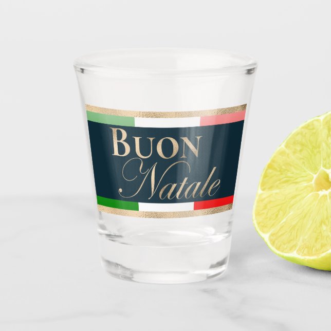 Verre A Shot Bonnet italien Noël (Devant)