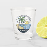 Verre A Shot Boracay Philippines Vintage<br><div class="desc">Conception de l'art vectoriel Boracay. Boracay est une petite île du centre des Philippines. Elle est connue pour ses stations balnéaires et ses plages.</div>