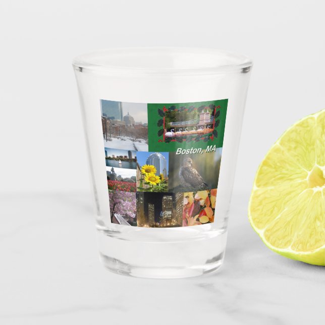 Verre A Shot Boston, Massachusetts (Devant)