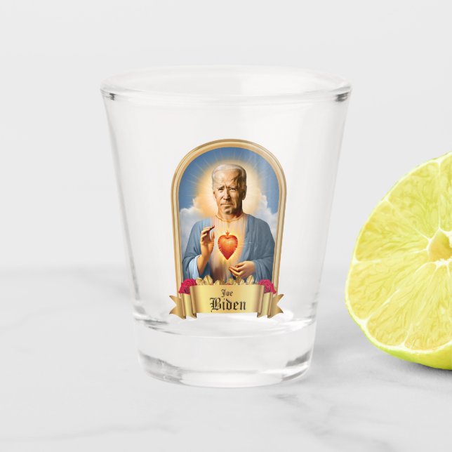 Verre A Shot Bougie de prière Saint Joe Biden (Devant)