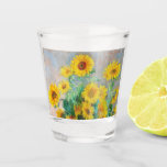 Verre A Shot Bouquet de tournesols Claude Monet<br><div class="desc">Bouquet de tournesols. Claude Monet. 1881. Reproduction d'oeuvres d'art célèbres dans le domaine public.</div>