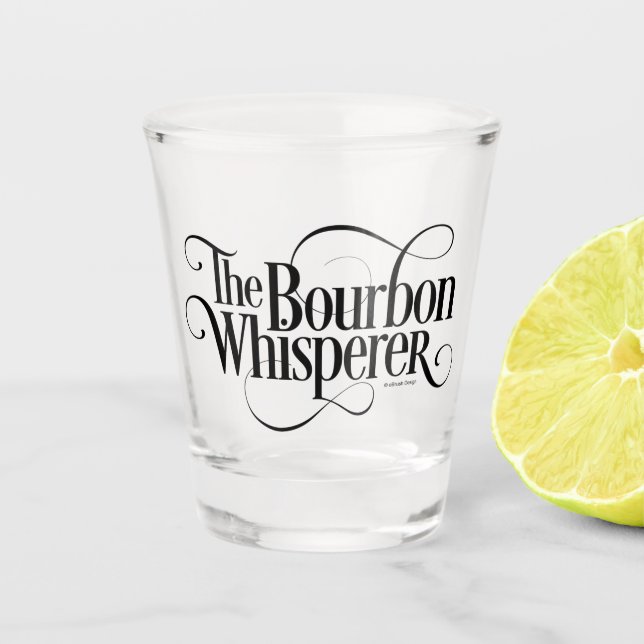 Verre A Shot Bourbon Whisperer (Devant)