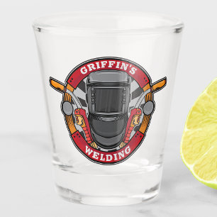 Verre A Shot Boutique de soudure en métal de soudure de marque 