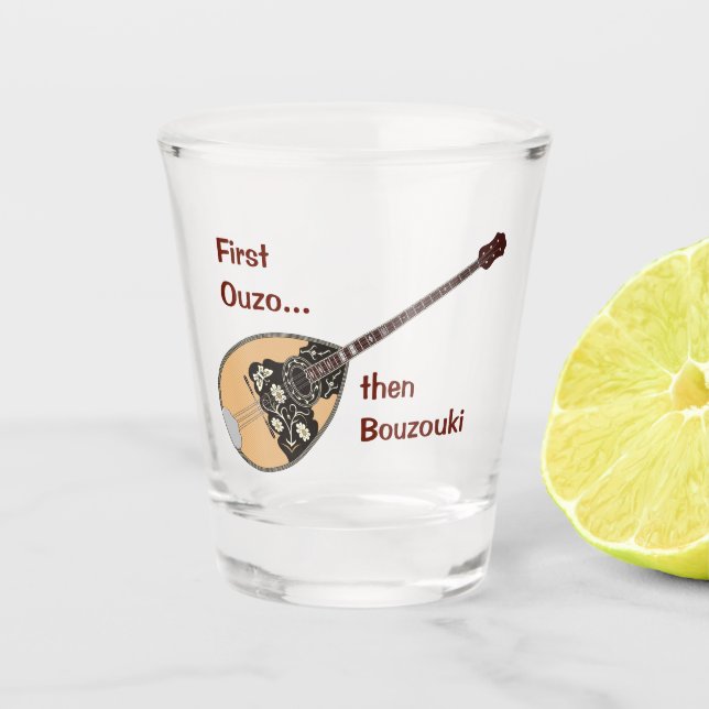 Verre A Shot Bouzouki Ouzo (Devant)