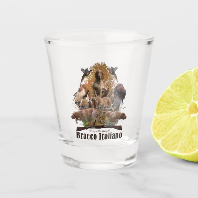Verre A Shot Bracco italiano (Devant)