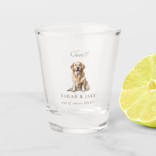 Verre A Shot Bravo ! ! ! Noms personnalisés Mariage de familier