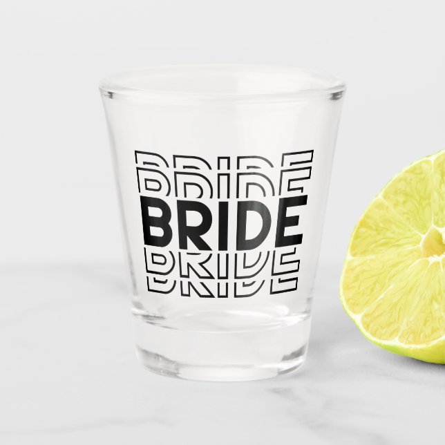 Verre A Shot Bride  (Devant)