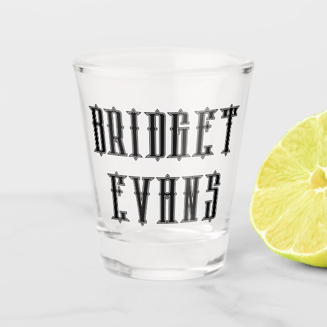 VERRE A SHOT BRIDGET EVANS (Devant)