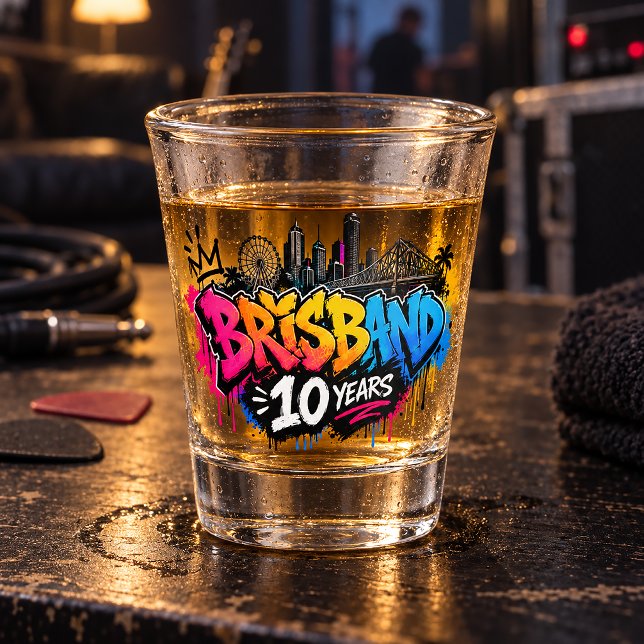 Verre A Shot Brisbane 10 ans (Créateur téléchargé)