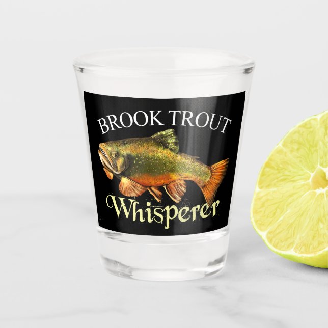Verre A Shot Brook Trout Whisperer Dark (Devant)