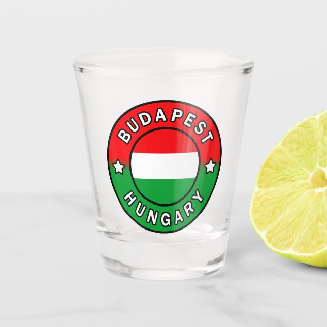 Verre A Shot Budapest Hongrie (Devant)