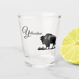 Verre A Shot Buffalo de Yellowstone