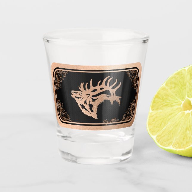 Verre A Shot Bull Elk (Devant)