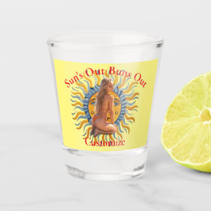 Verre A Shot Buns Out Bikini Beach Girl Thunder_Cove