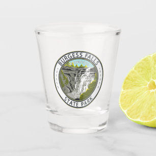 Verre A Shot Burgess Falls State Park Tennessee Badge