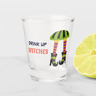 Verre A Shot Buvez Les Sorcières Halloween