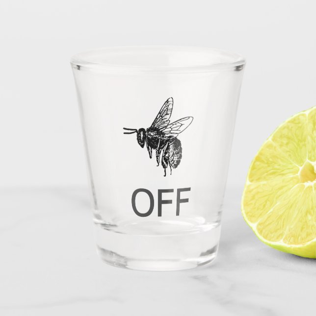 Verre A Shot Buzz Off (Devant)