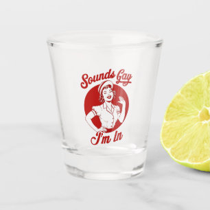 Verre A Shot Ça a l'air gay, je suis en cowgirl lesbienne vinta