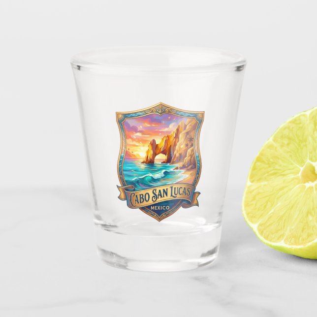 Verre A Shot Cabo San Lucas Mexique (Devant)