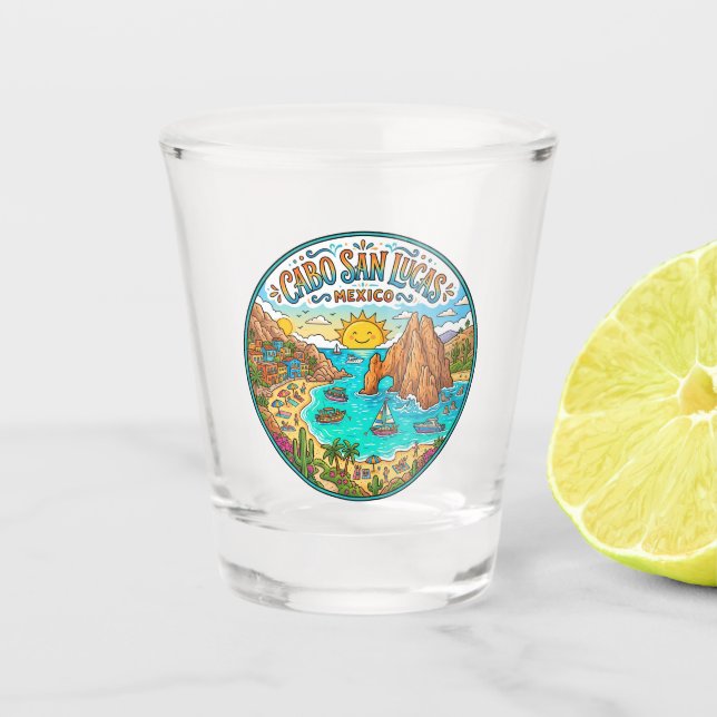 Verre A Shot Cabo San Lucas Mexique (Devant)