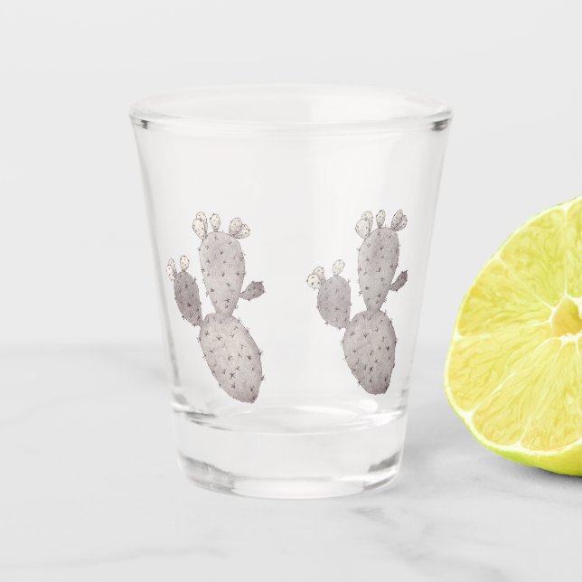 Verre A Shot Cactus du désert (Devant)