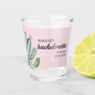Verre A Shot Cactus Succulent Désert Bachelorette