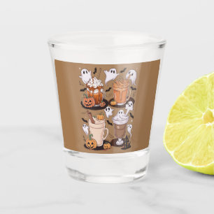 Verre A Shot Cadeau de café Halloween mignon amateur de café gl