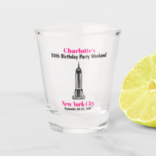 Verre A Shot Cadeau de fête de Bachelorette à New York Voyage e