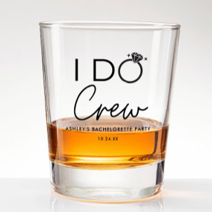 Verre A Shot Cadeau de fête de mariage pour l'équipe 'I Do'
