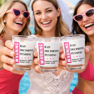 Verre A Shot Cadeau de fête personnalisé et drôle pour l'équipe