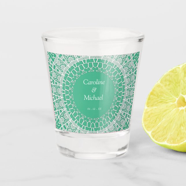 Verre A Shot Cadeau de mariage de fête fiançailles amusant (Devant)