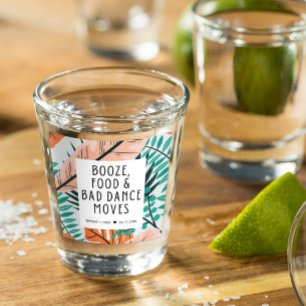 Verre A Shot Cadeau de mariage drôle de plage tropicale