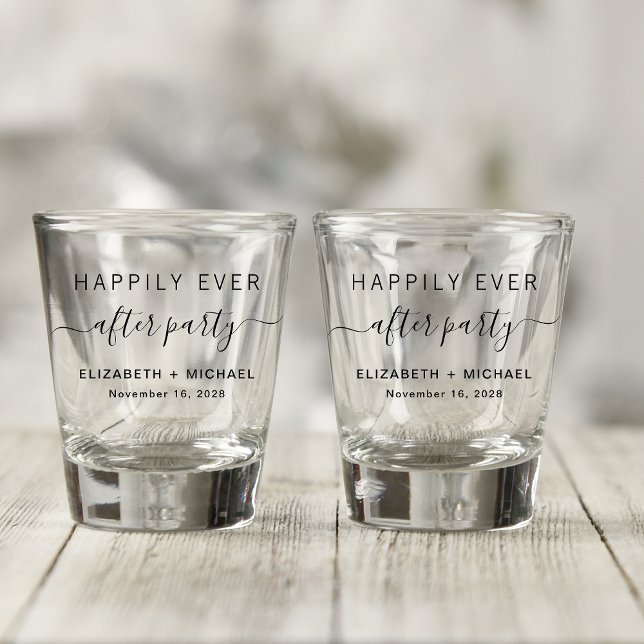 Verre A Shot Cadeau de mariage Fête de conte de fées (Créateur téléchargé)