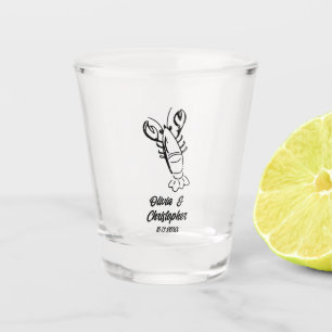 Verre A Shot Cadeau de mariage personnalisé sur le thème nautiq