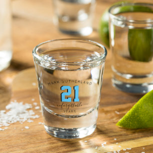 Verre A Shot Cadeau de naissance personnalisé pour un anniversa