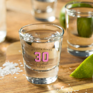 Verre A Shot Cadeau de naissance personnalisé pour un anniversa