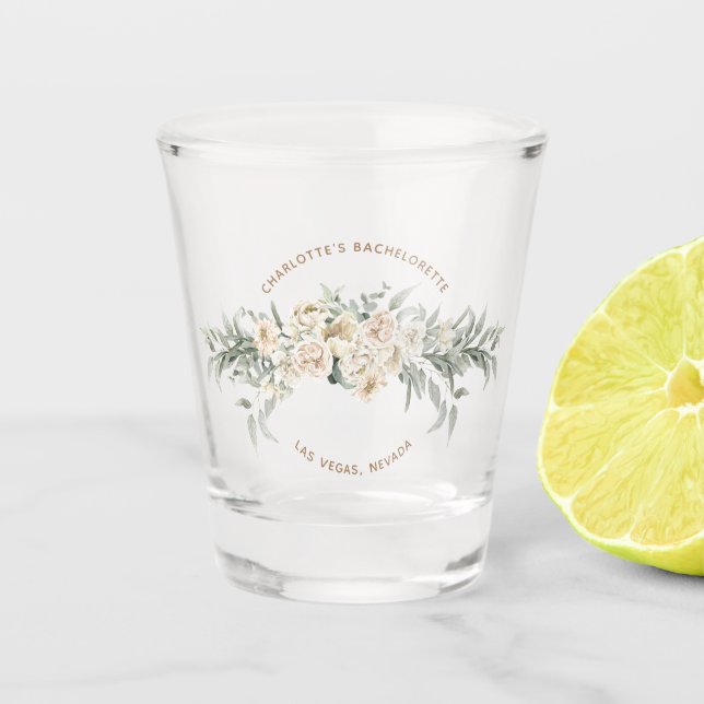 Verre A Shot Cadeau personnalisé pour la fête de jeune fille à  (Devant)