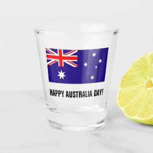 Verre A Shot Cadeau potable de partie de drapeau de jour