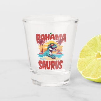 Verre A Shot Cadeau souvenir Bahamas : Nassau Bahama Saurus T-R