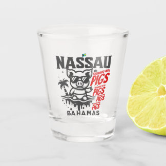 Verre A Shot Cadeau souvenir Bahamas : Nassau Bahamas Swimming