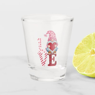 Verre A Shot Cadeaux de couple d'amour de gnome de la Saint-Val