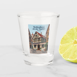 Verre A Shot Café façade Rothenburg ob der Tauber Allemagne