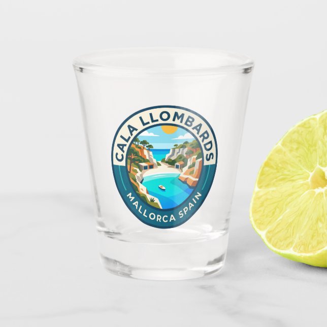 Verre A Shot Cala Llombards Espagne (Devant)