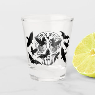 Verre A Shot Calaveras décoratives Halloween