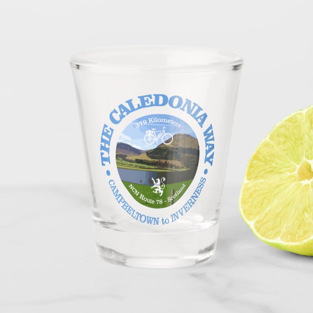 Verre A Shot Caledonia Way (vélo c) (Devant)